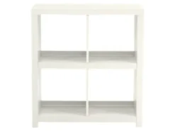 Sauder® HomePlus 33"H Cube Storage Bookcase, 4 Shelves, White