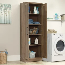 Sauder® HomePlus Narrow Storage Cabinet, Salt Oak