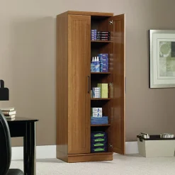 Sauder® HomePlus Narrow Storage Cabinet, Sienna Oak