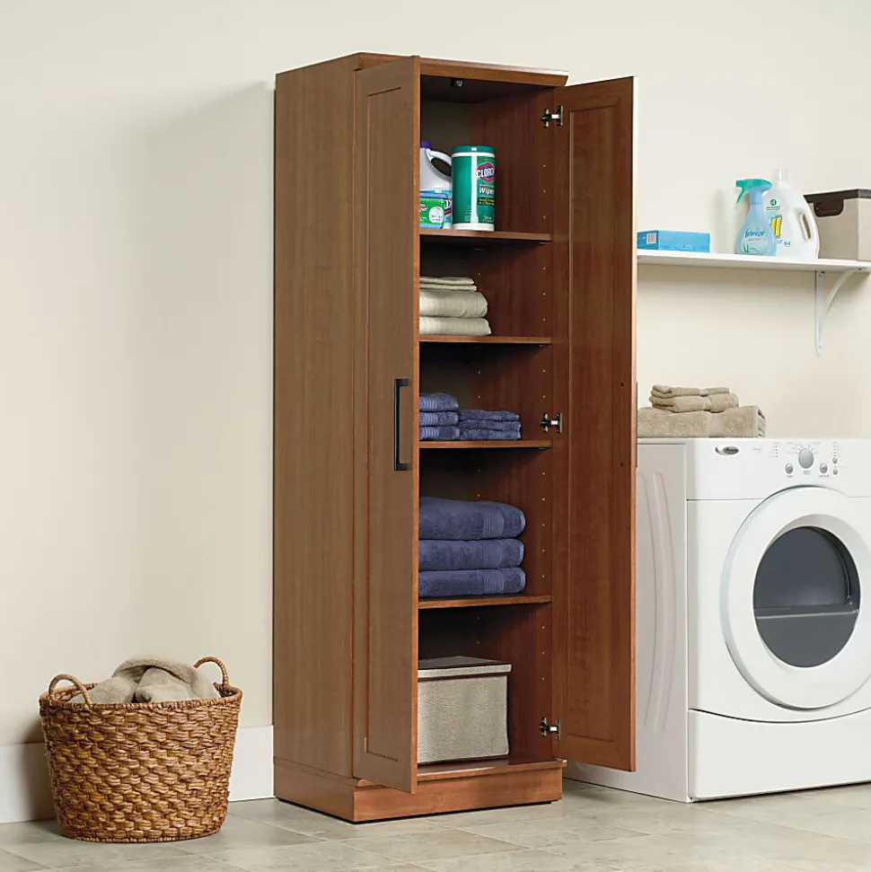 Sauder® HomePlus Narrow Storage Cabinet, Sienna Oak