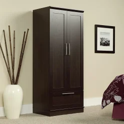 Sauder® HomePlus Wardrobe/Storage Cabinet, Dakota Oak