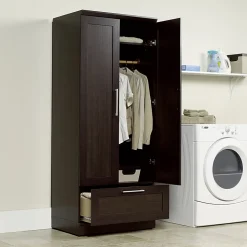 Sauder® HomePlus Wardrobe/Storage Cabinet, Dakota Oak