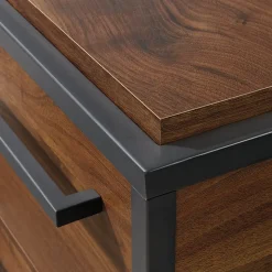 Sauder® Nova Loft 59"W L-Shape Corner Desk, Grand Walnut
