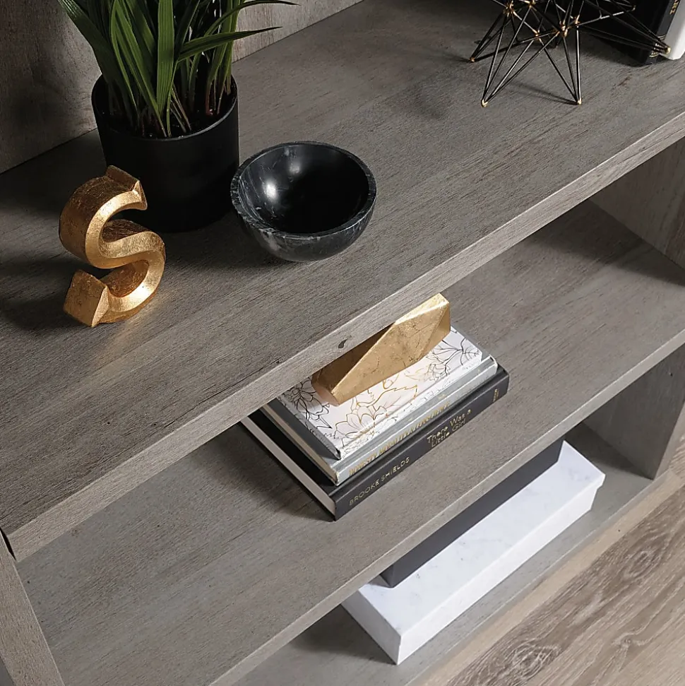 Sauder® Optimum 45"H 3-Shelf Bookcase, Mystic Oak
