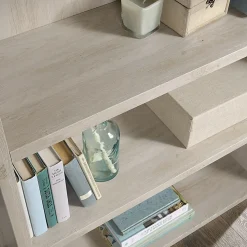 Sauder® Optimum 45"H 3-Shelf Bookcase, Chalked Chestnut
