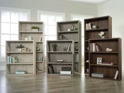 Sauder® Optimum 73-1/2"H 5-Shelf Bookcase, Spiced Mahogany