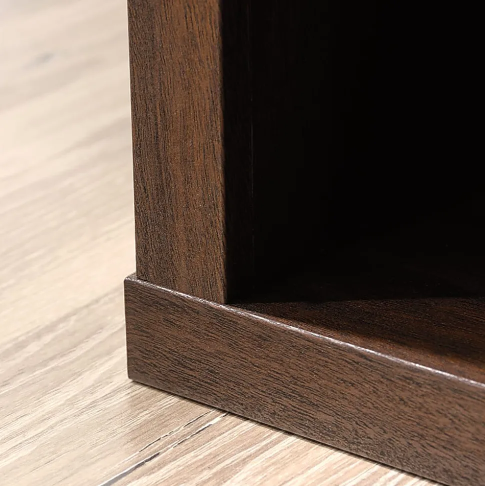 Sauder® Optimum 45"H 3-Shelf Bookcase Spiced Mahogany