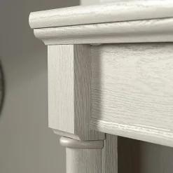 Sauder® Palladia 72”H 5-Shelf Library Bookcase, Glacier Oak
