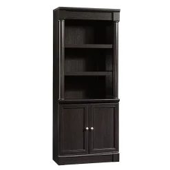 Sauder® Palladia 72"H 5-Shelf Traditional Library With Doors, Wind Oak