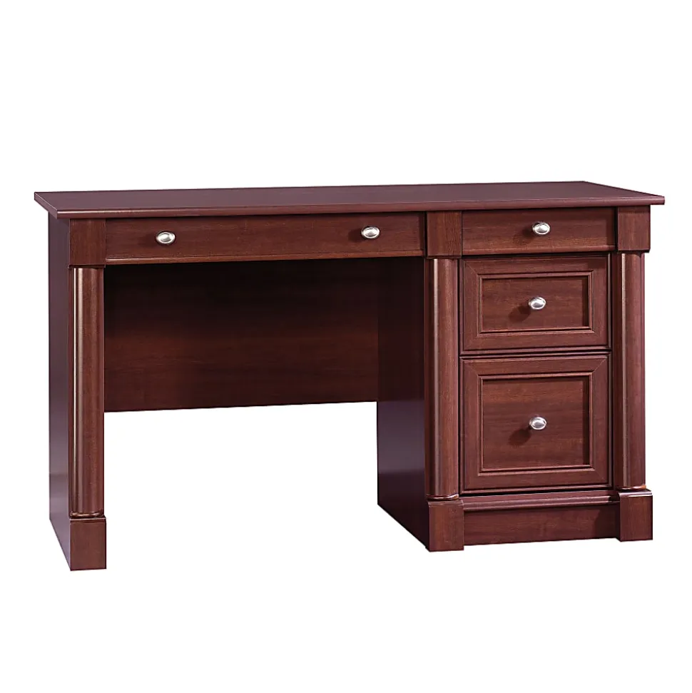 Sauder® Palladia 54"W Computer Desk, Select Cherry