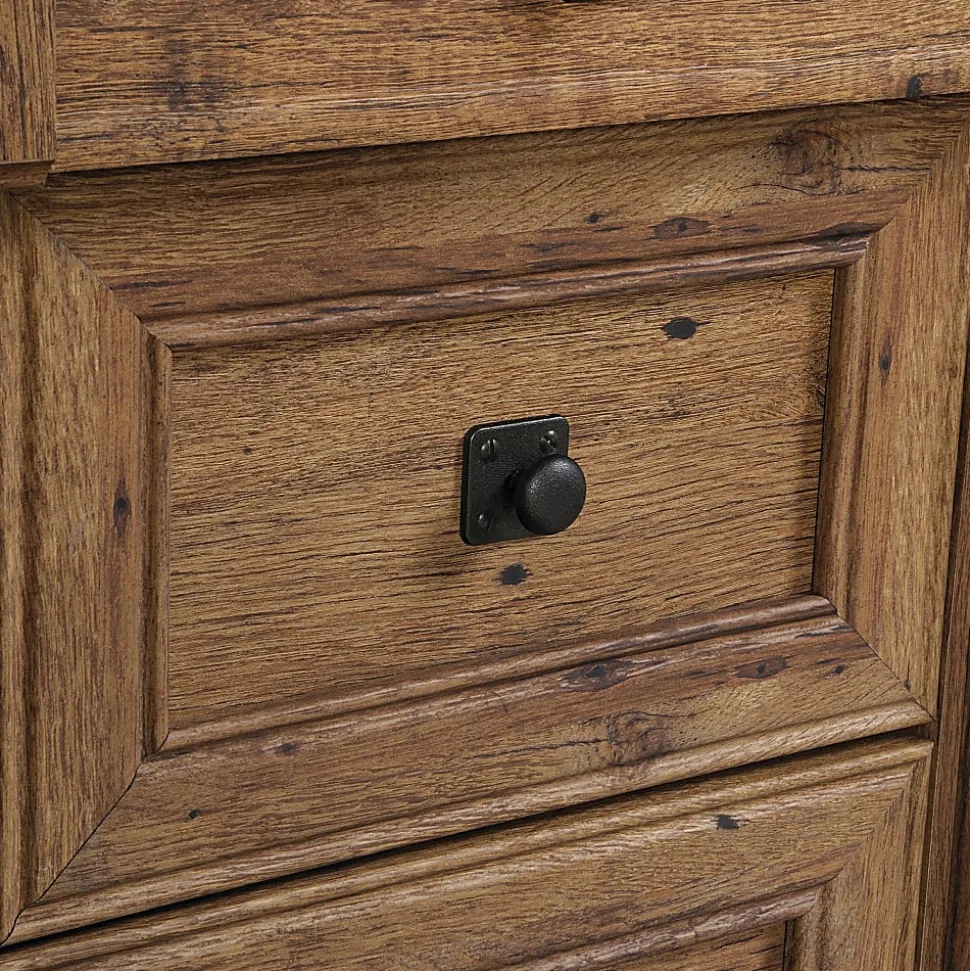 Sauder® Palladia 54"W Computer Desk, Vintage Oak