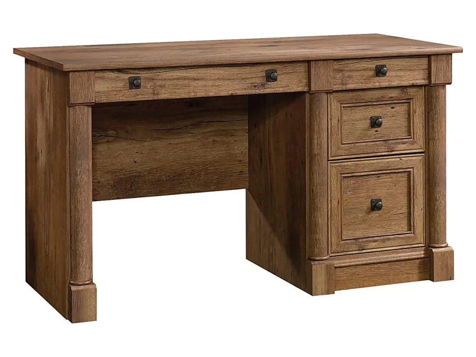 Sauder® Palladia 54"W Computer Desk, Vintage Oak