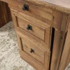 Sauder® Palladia 66"W Executive Computer Desk, Vintage Oak