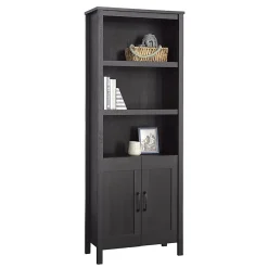 SauderĀ® Select 72"H Bookcase With Doors, Raven OakĀ®