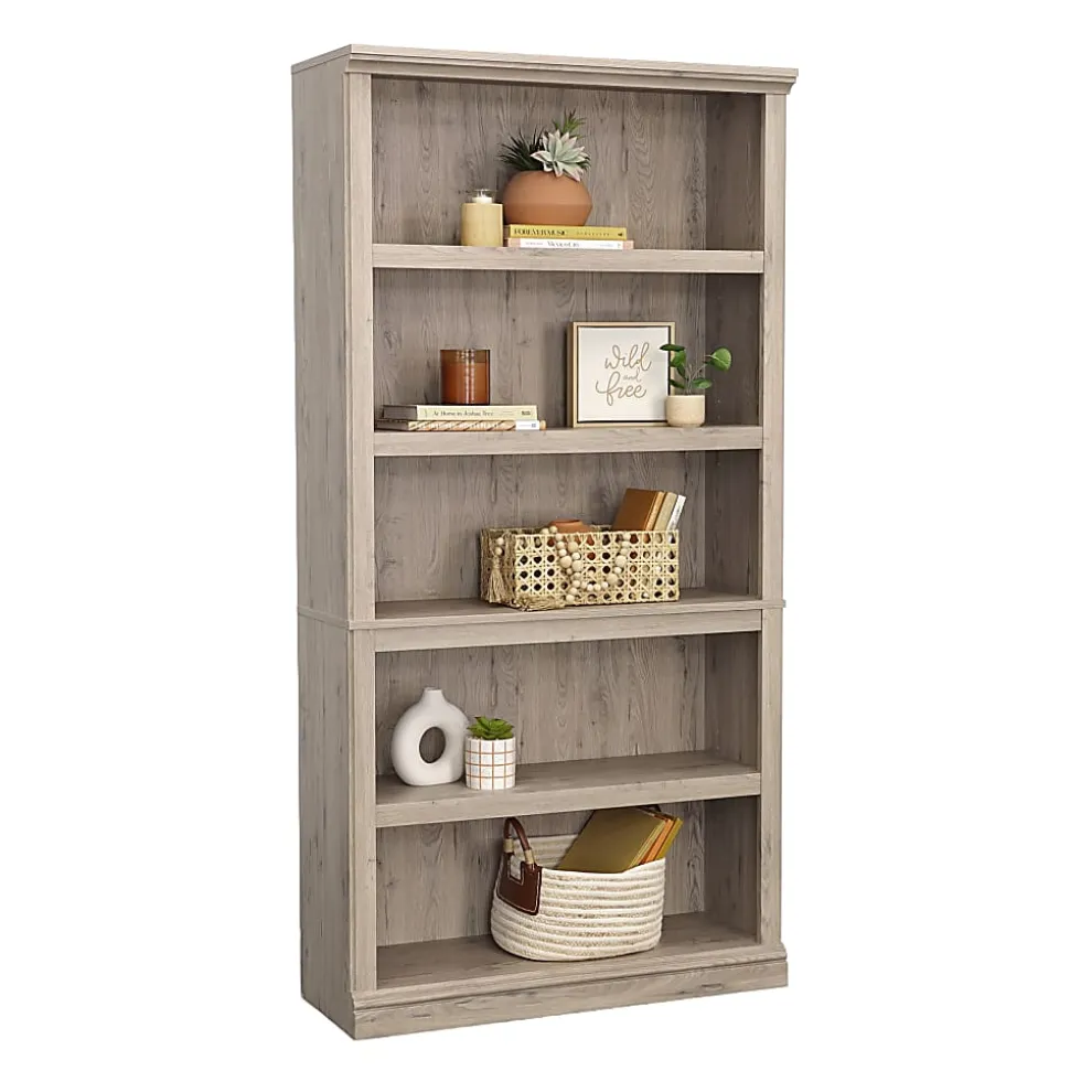 Sauder Select 70"H 5-Shelf Bookcase, Laurel Oak®