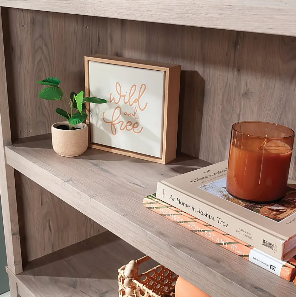 Sauder Select 70"H 5-Shelf Bookcase, Laurel Oak®
