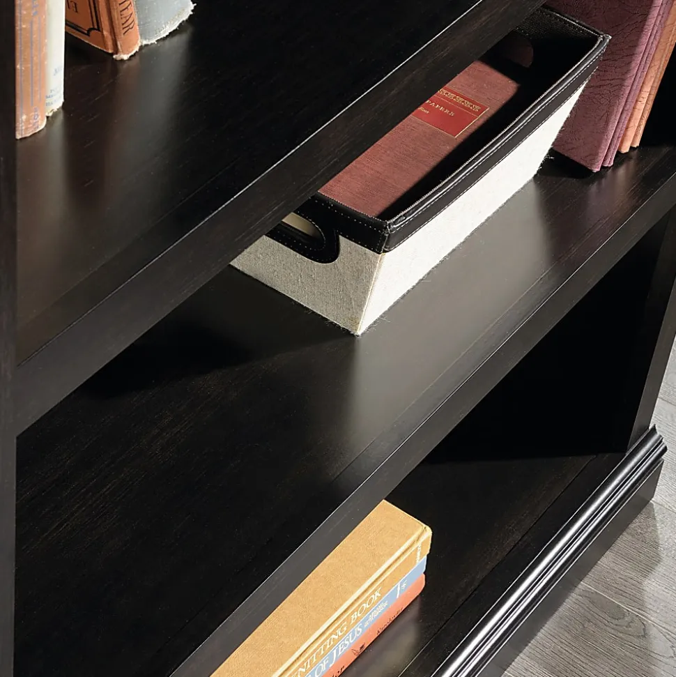 Sauder® Select 44"H 3-Shelf Bookcase, Estate Black