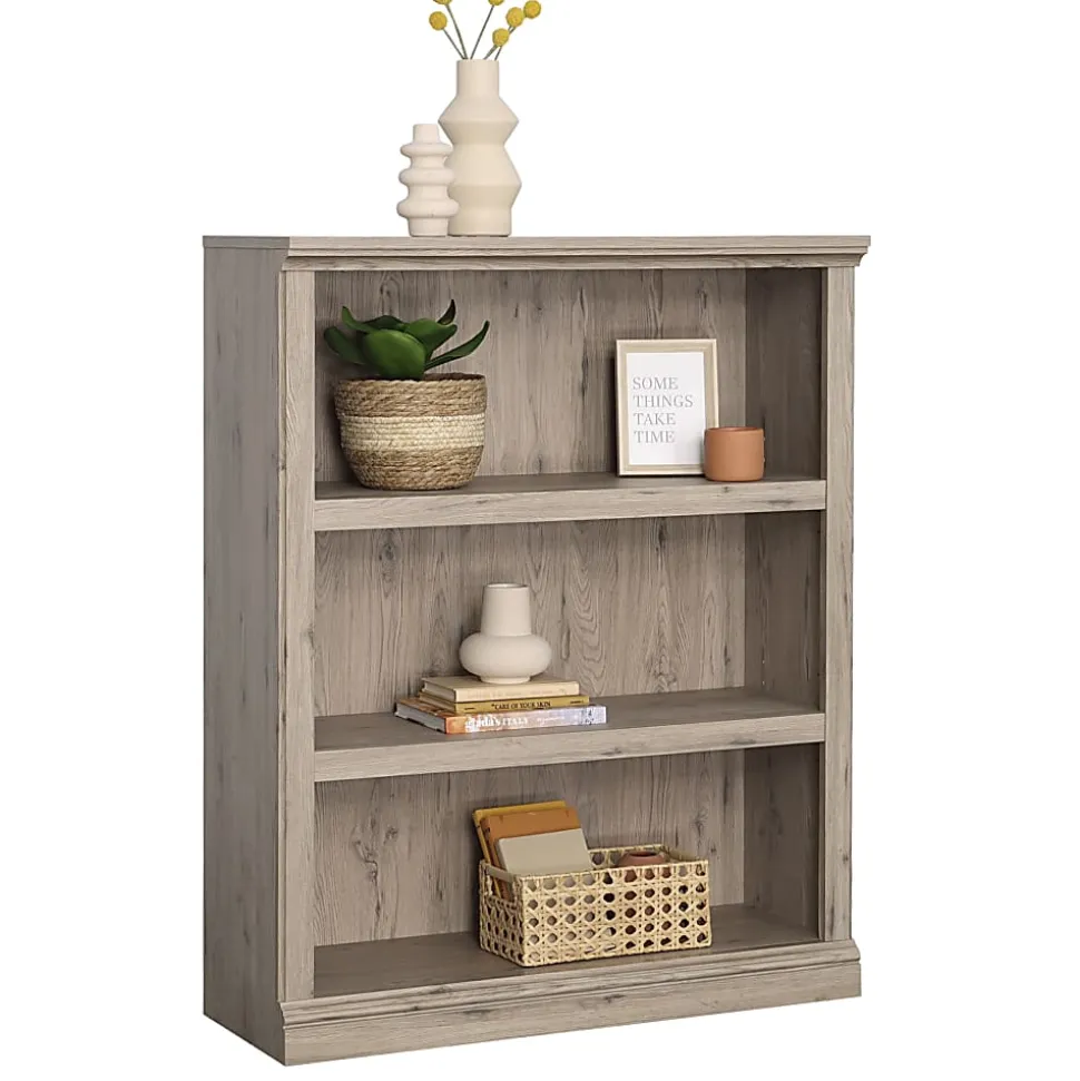 Sauder® Select 44"H 3-Shelf Bookcase, Laurel Oak®