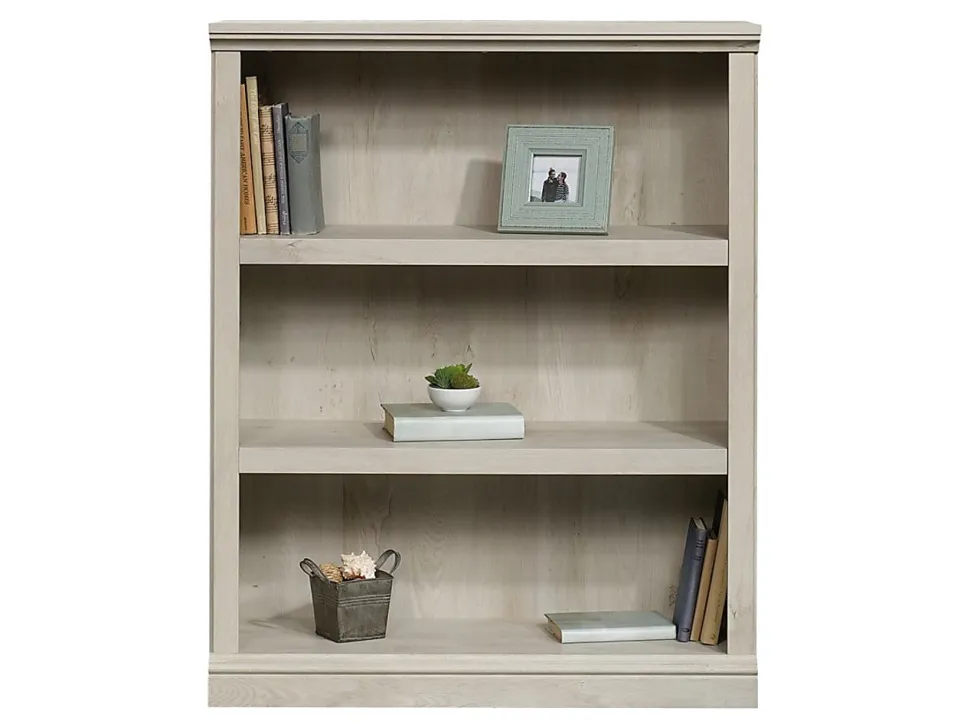 Sauder® Select 44"H 3-Shelf Bookcase, Chalked Chestnut