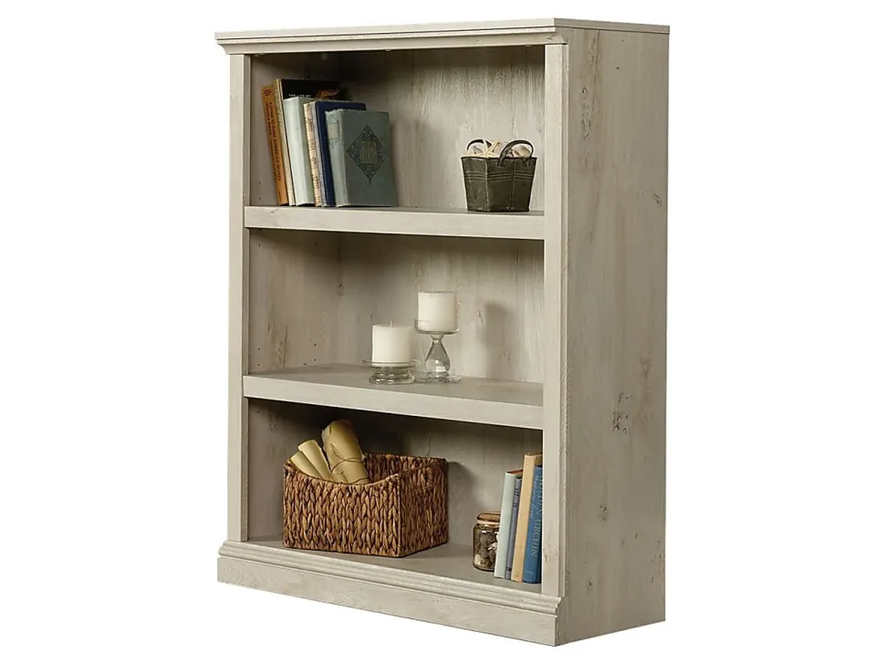 Sauder® Select 44"H 3-Shelf Bookcase, Chalked Chestnut