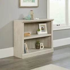 SauderĀ® Select 30"H 2-Shelf Bookcase, Chalked Chestnut