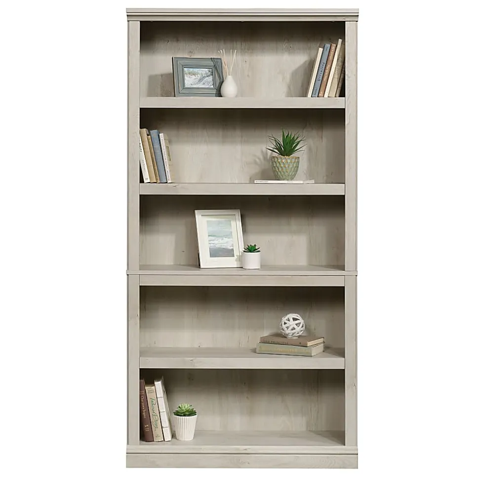 Sauder® Select 69 13/16"H 5-Shelf Transitional Bookcase, Brown/Light Finish, Standard Delivery