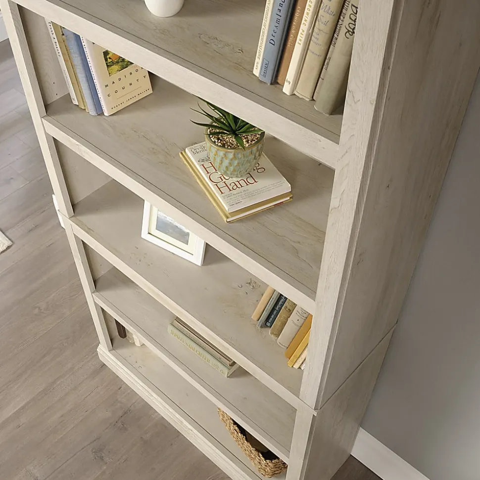 Sauder® Select 69 13/16"H 5-Shelf Transitional Bookcase, Brown/Light Finish, Standard Delivery