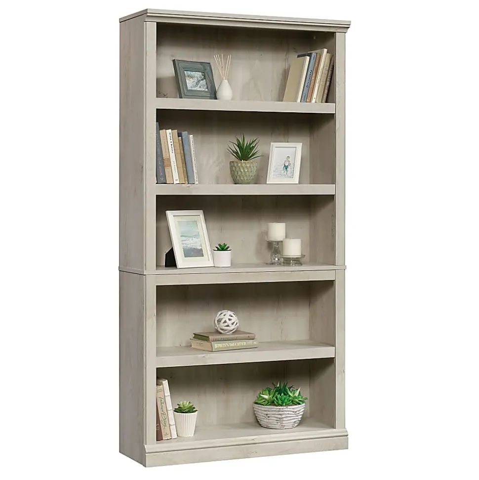 Sauder® Select 69 13/16"H 5-Shelf Transitional Bookcase, Brown/Light Finish, Standard Delivery