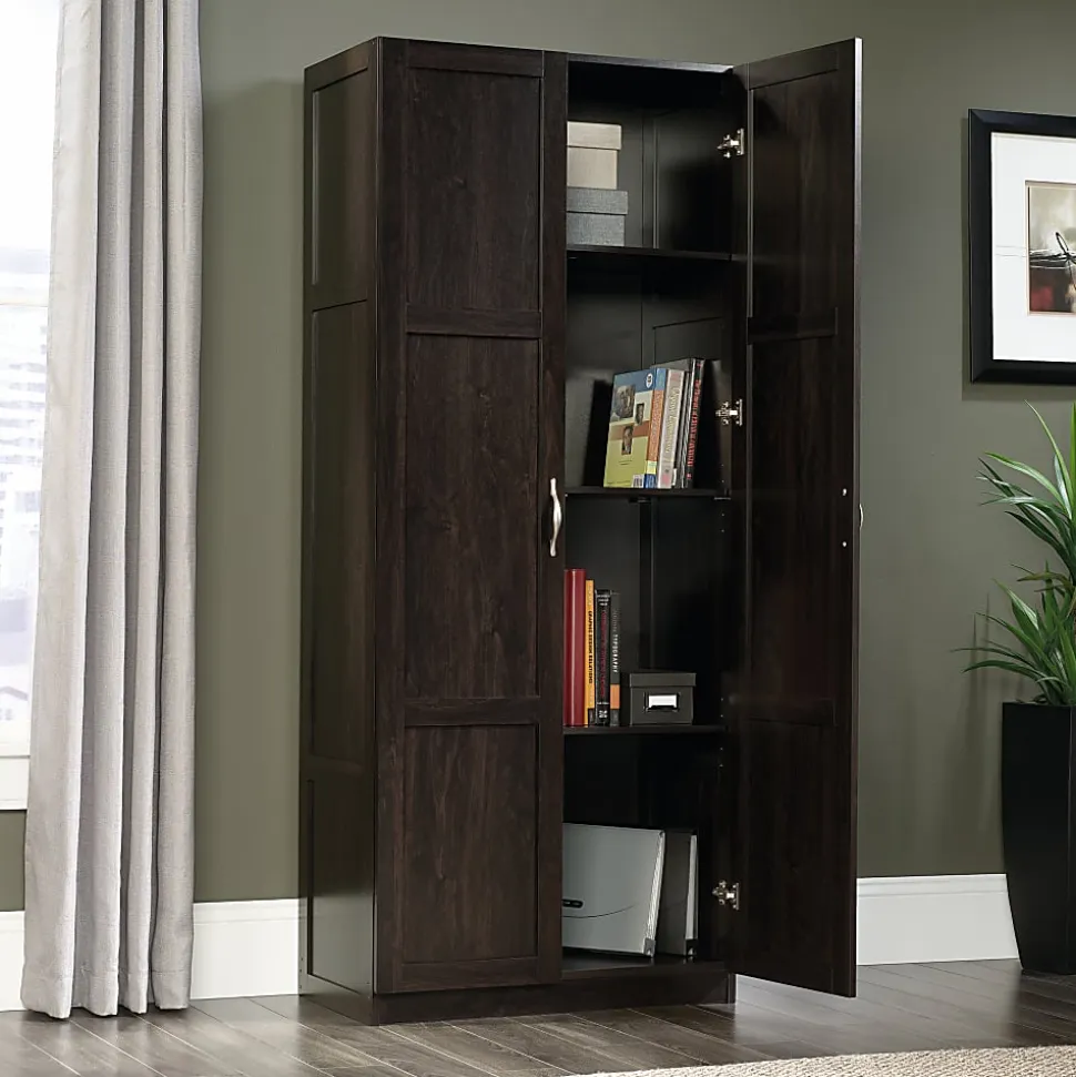 Sauder® Select Storage Cabinet, Cinnamon Cherry