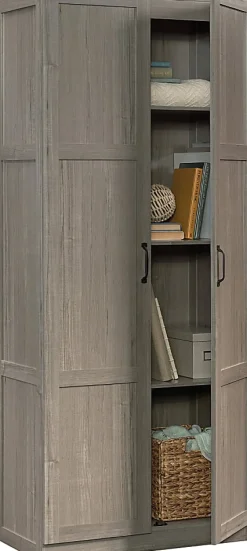 Sauder® Select Storage Cabinet, 71-1/2”H x 29-5/8”W x 16”D, Silver Sycamore