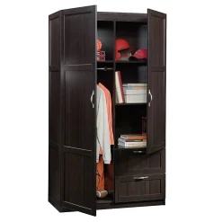 Sauder® Select Storage Wardrobe Cabinet, 71-1/8"H x 40"W x 19-1/2"D, Cinnamon Cherry