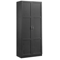 Sauder® Select 30"W Contemporary Storage Cabinet, Black