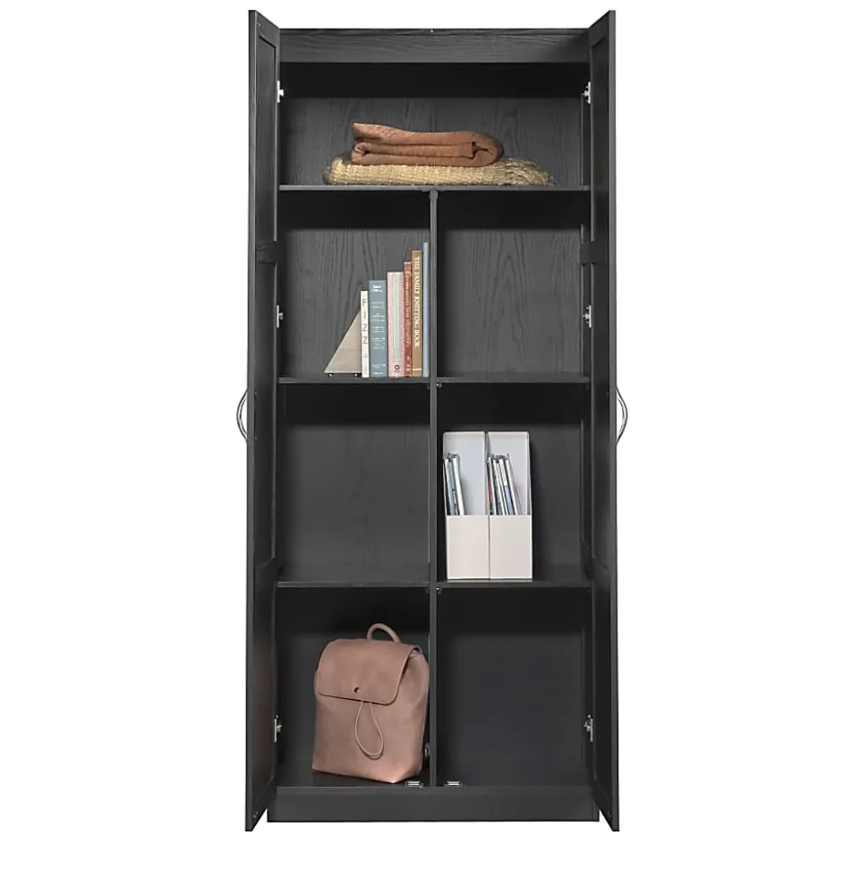 Sauder® Select 30"W Contemporary Storage Cabinet, Black