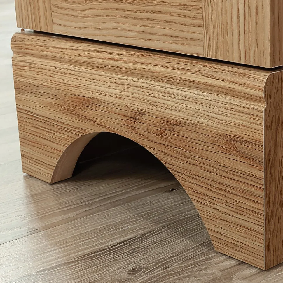 Sauder® Select 60"W Double-Pedestal Computer Desk, Timber Oak