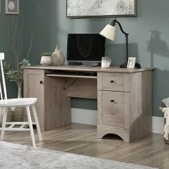 Sauder® Select 60"W Double-Pedestal Computer Desk, Laurel Oak