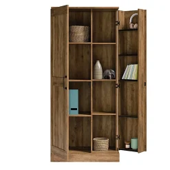 Sauder Select 32"W Storage Cabinet, Rural Pine
