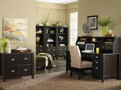 Sauder® Shoal Creek 66"W Executive Computer Desk, Jamocha Wood