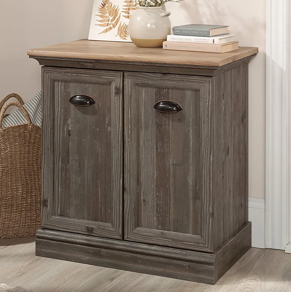 Sauder Sonnet Springs 30"W Printer Utility Stand, Pebble Pine®