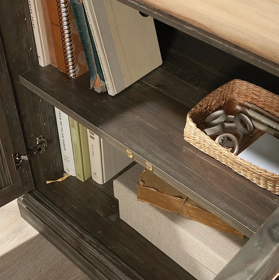 Sauder Sonnet Springs 30"W Printer Utility Stand, Pebble Pine®
