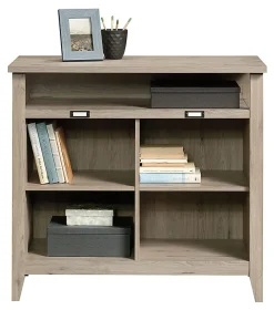 SauderĀ® Summit Station 36"H 4-Cube Storage Bookcase, Laurel Oak