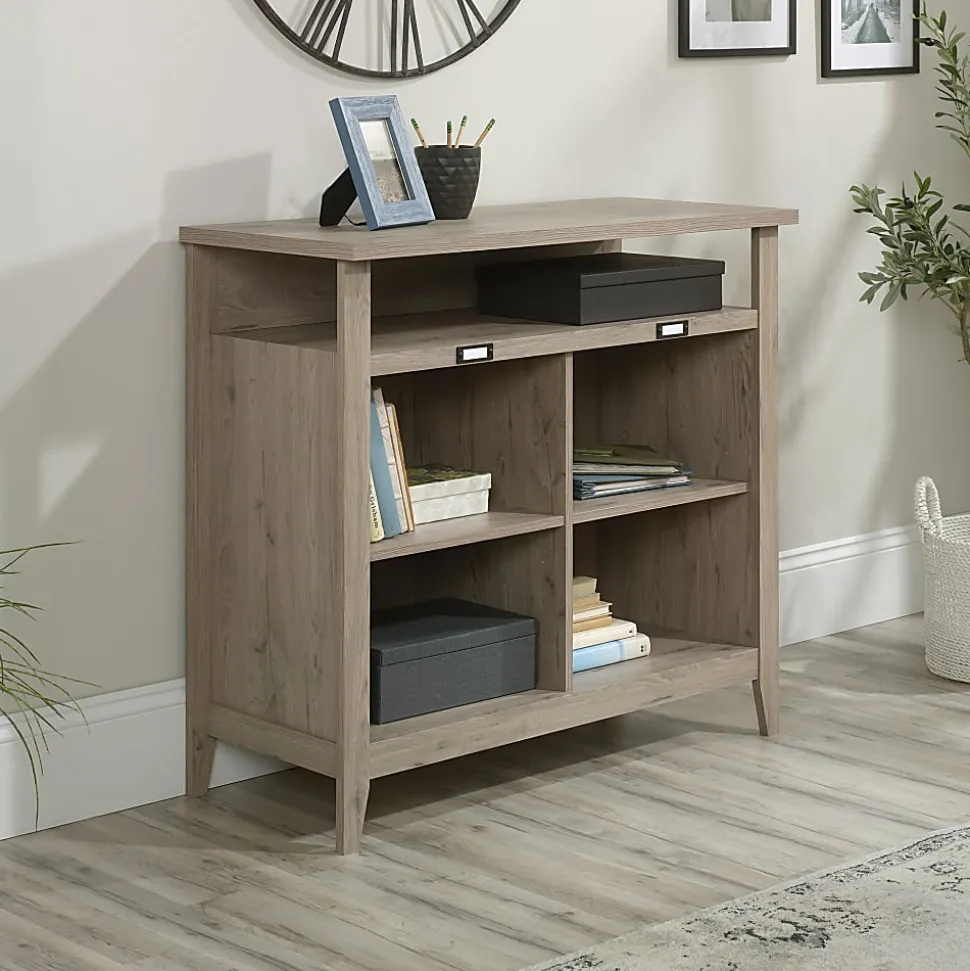 Sauder® Summit Station 36"H 4-Cube Storage Bookcase, Laurel Oak