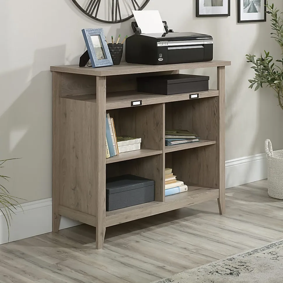Sauder® Summit Station 36"H 4-Cube Storage Bookcase, Laurel Oak