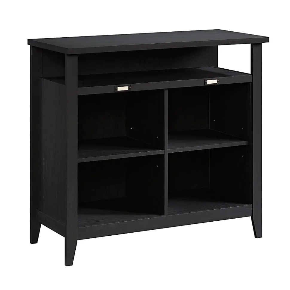 Sauder® Summit Station 36"H 4-Cube Storage Bookcase, Raven Oak