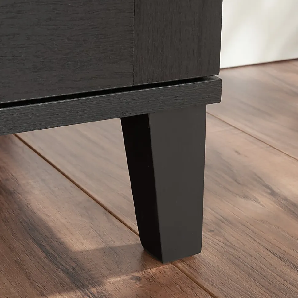 Sauder Tiffin Line Entertainment Credenza, 28-1/4”H x 62-1/2”W x 15-3/4”D, Raven Oak