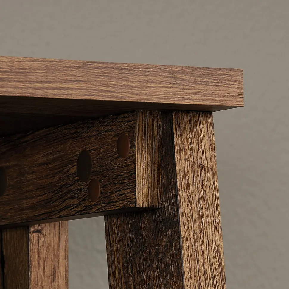 Sauder® Trestle 72"H 5-Shelf Bookcase, Vintage Oak