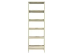 SauderĀ® Trestle 72"H 5-Shelf Bookcase, Chalked Chestnut