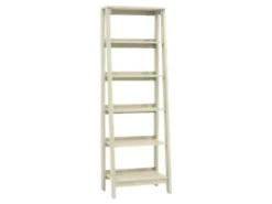 Sauder® Trestle 72"H 5-Shelf Bookcase, Chalked Chestnut
