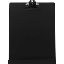 Saunders Document/Tablet Holder Stand, 12.3"H x 9.5"W x 5"L, Aluminum, Black