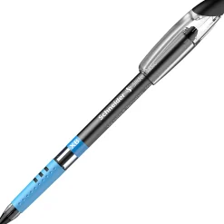 Schneider Slider Basic XB Ballpoint Pens, Extra-Bold Point, 1.4 mm, Black Barrels, Black Ink, Pack Of 10 Pens