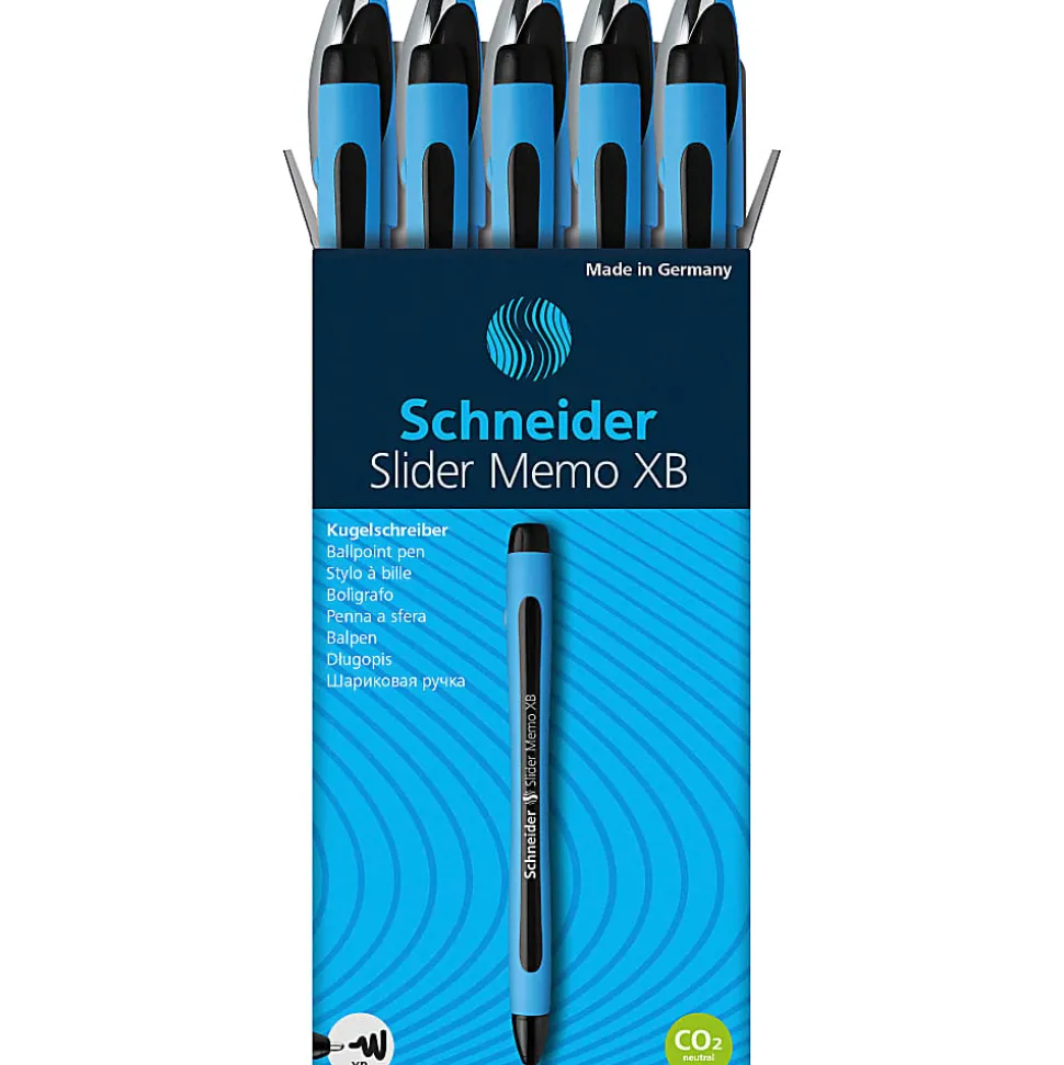 Schneider Slider Memo XB Ballpoint Pens - Extra Broad - 1.4 mm Pen Point Size - Bullet Pen Point Style - RED150201